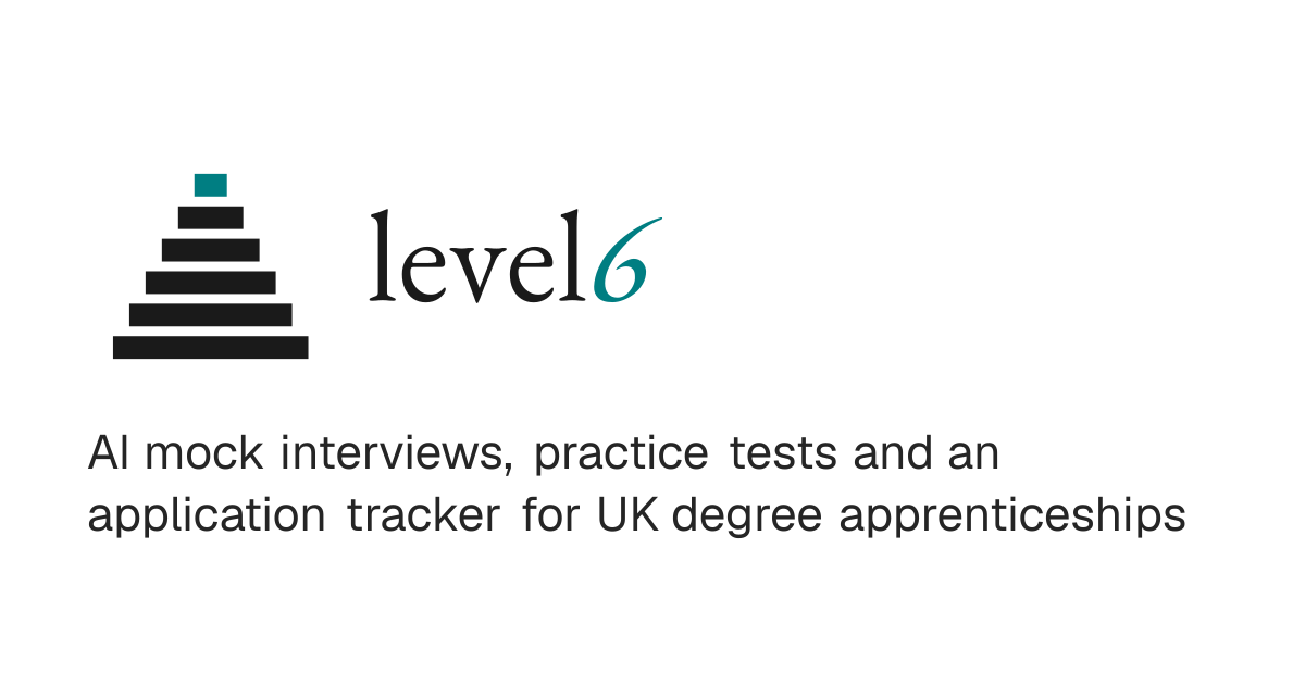 Level6: prepare for your degree apprenticeship